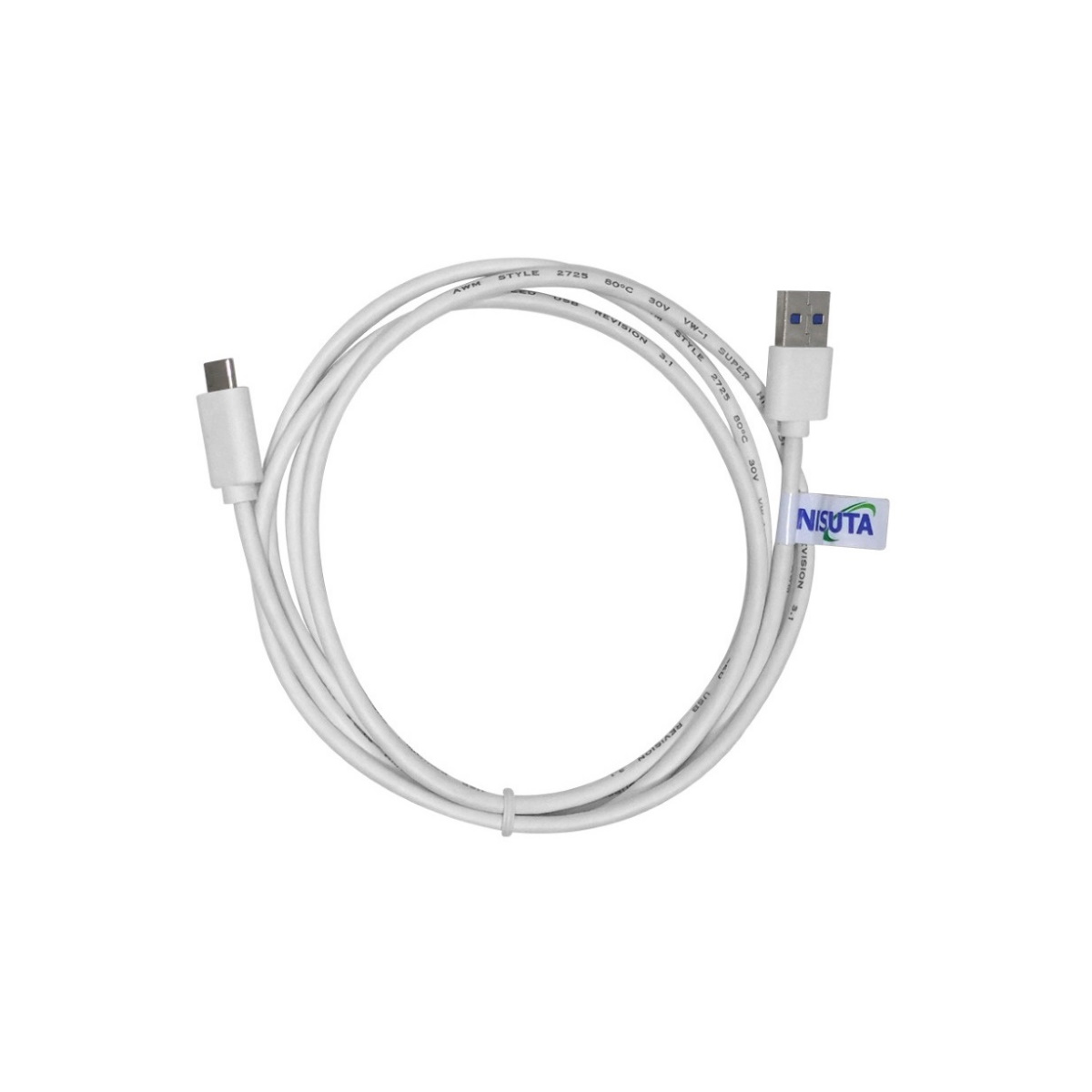 Cable USB C 3.1 a USB 3.0 A 1.8m Nisuta