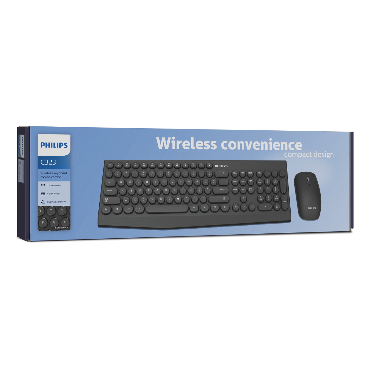 Kit Teclado Mouse Inalambrico C323 Philips