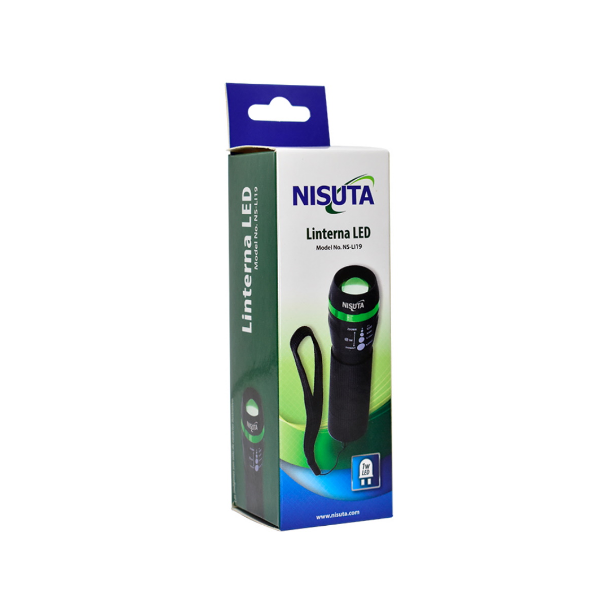 Linterna Led Ns-Li19 Nisuta
