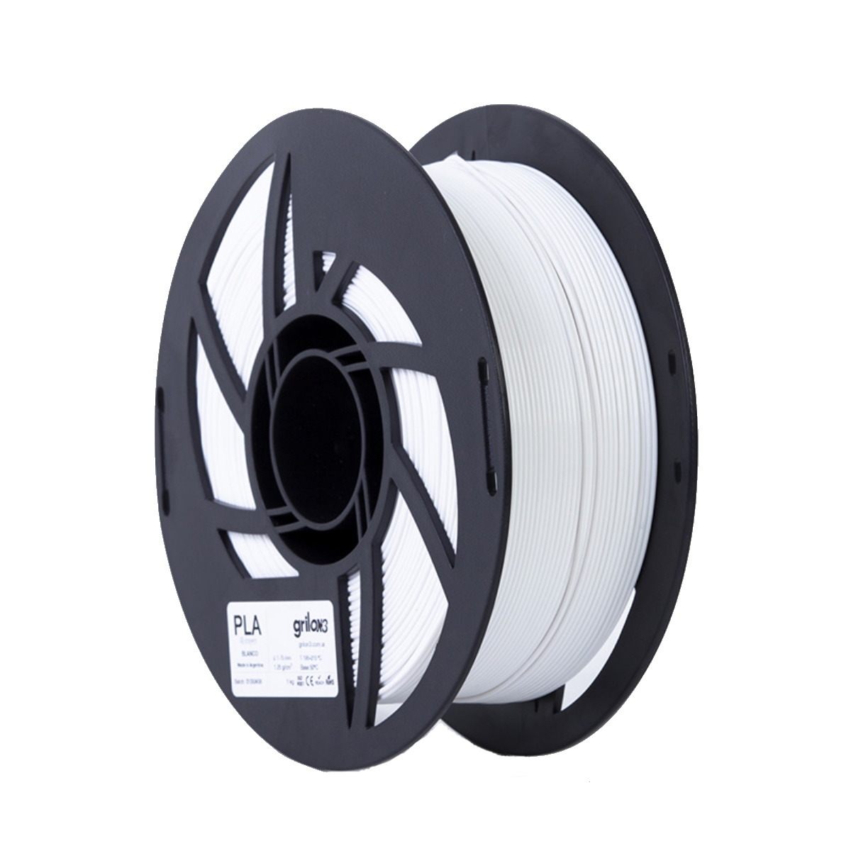 Filamento Pla Blanco 1.75mm 1Kg Grilon3
