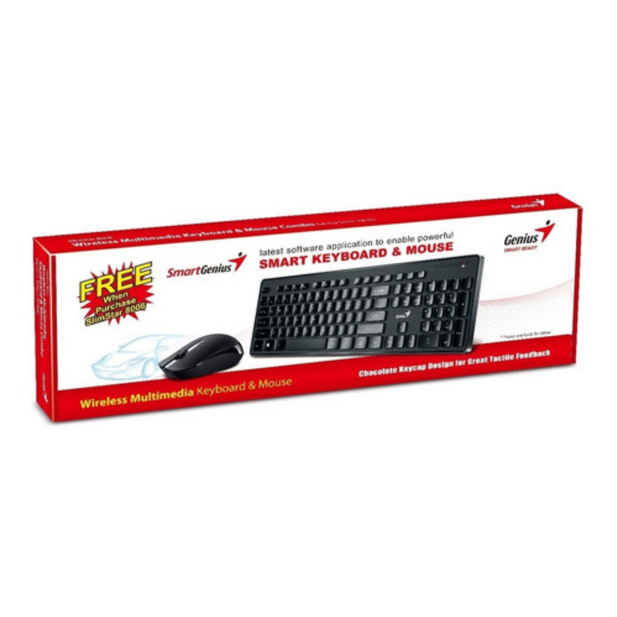 Kit Teclado Mouse Inalambrico Ss 8006 Genius