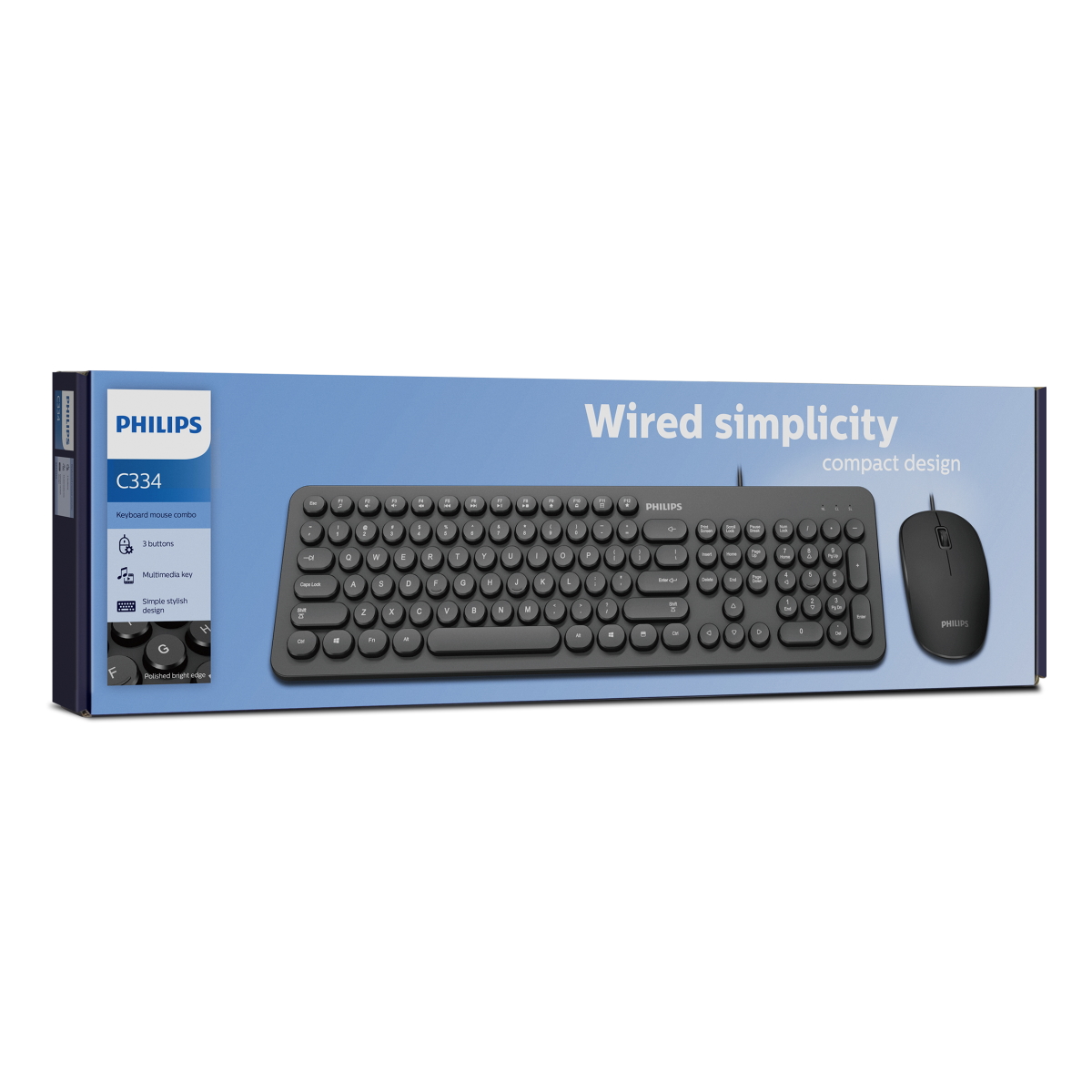 Kit Teclado Mouse C334 Philips