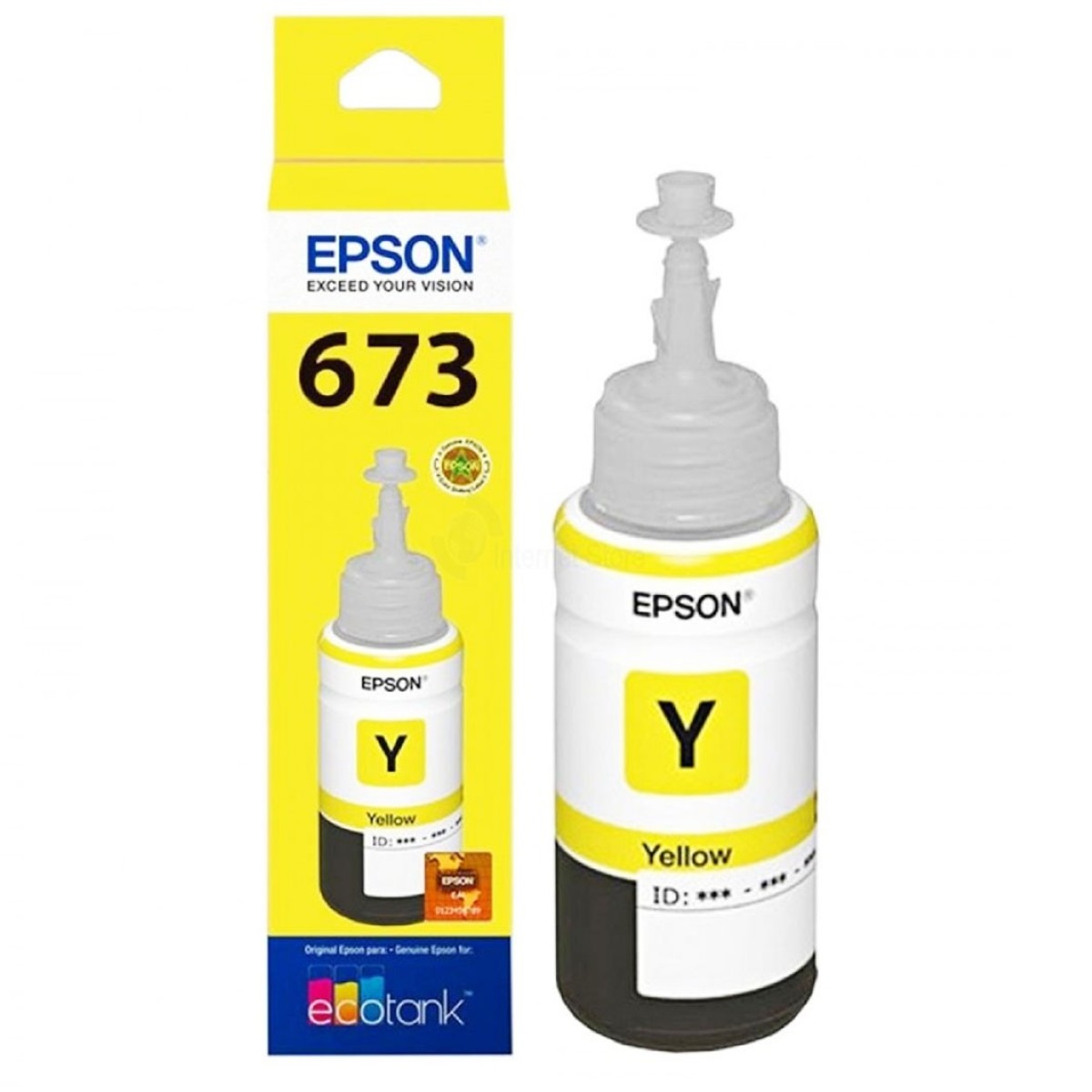 Tinta Epson L800 673 Amarillo Original