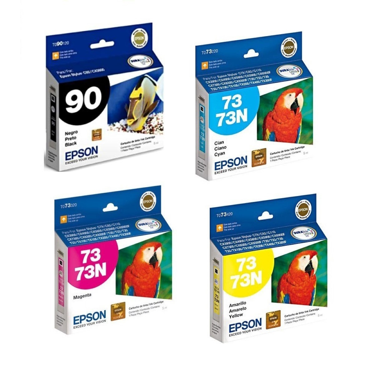 Cartucho Epson 90n 901 Negro Original