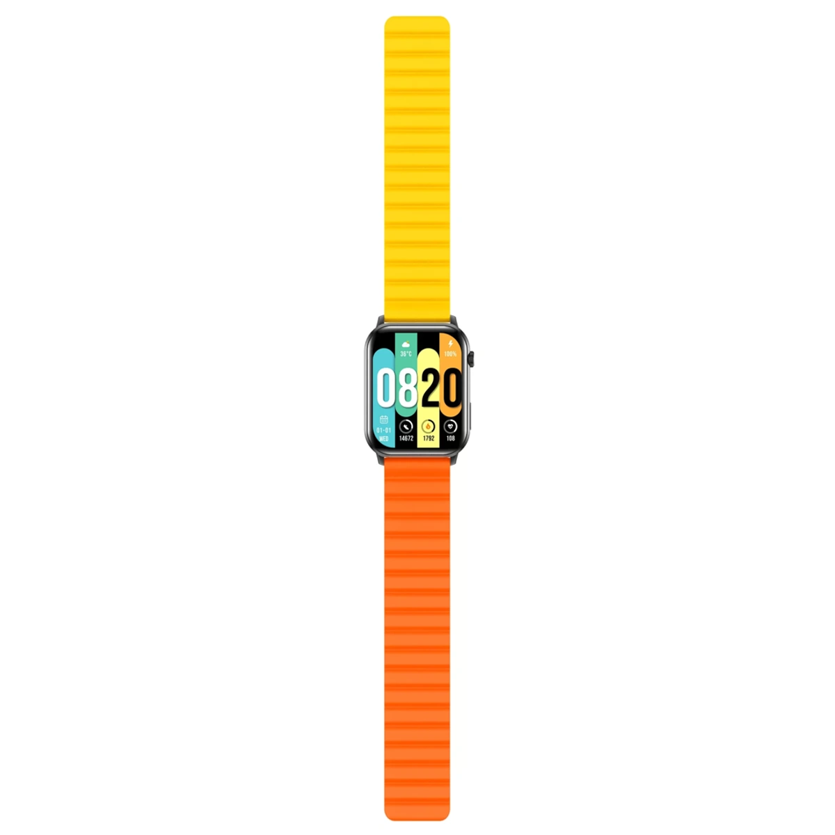 Smartwatch KS Smart Calling Naranja/Amarillo Kieslect