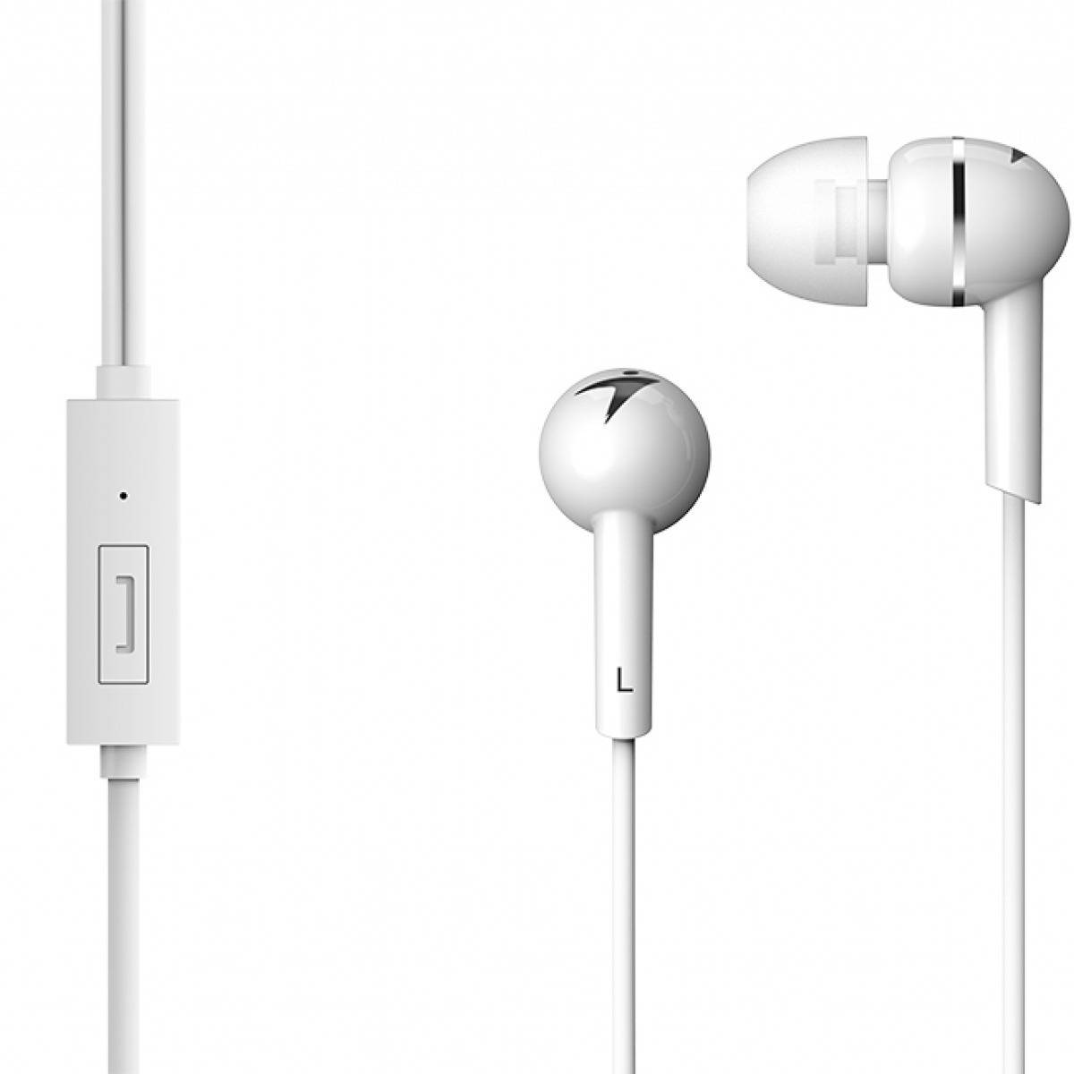 Auriculares In Ear Microfono Hs-m320 Blanco Genius