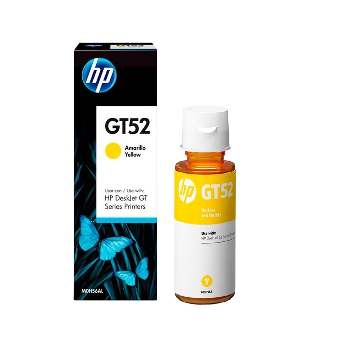 Tinta HP Original GT52 Amarillo