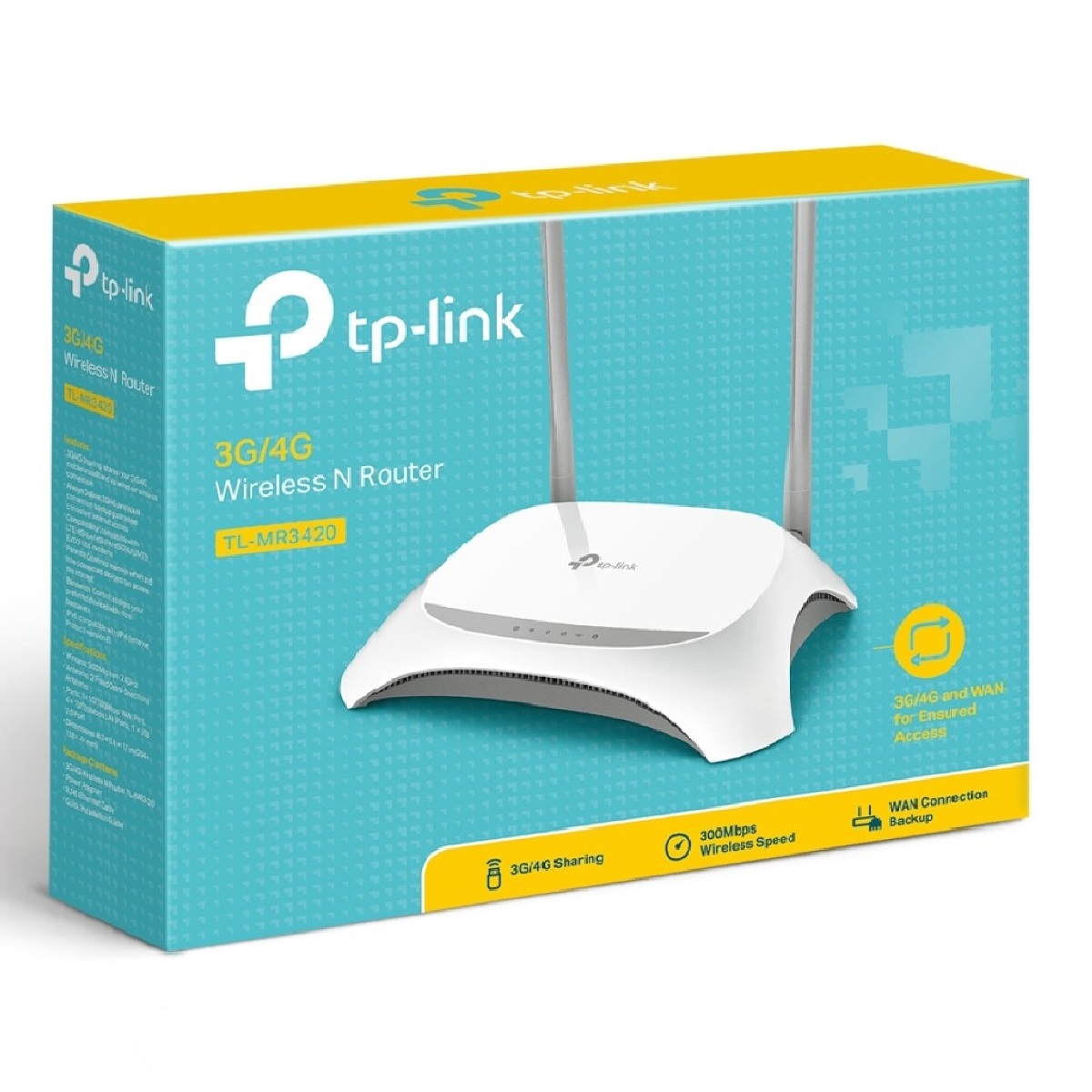 Router Wifi Tl-mr3420 3g 2 Antenas Tp-link