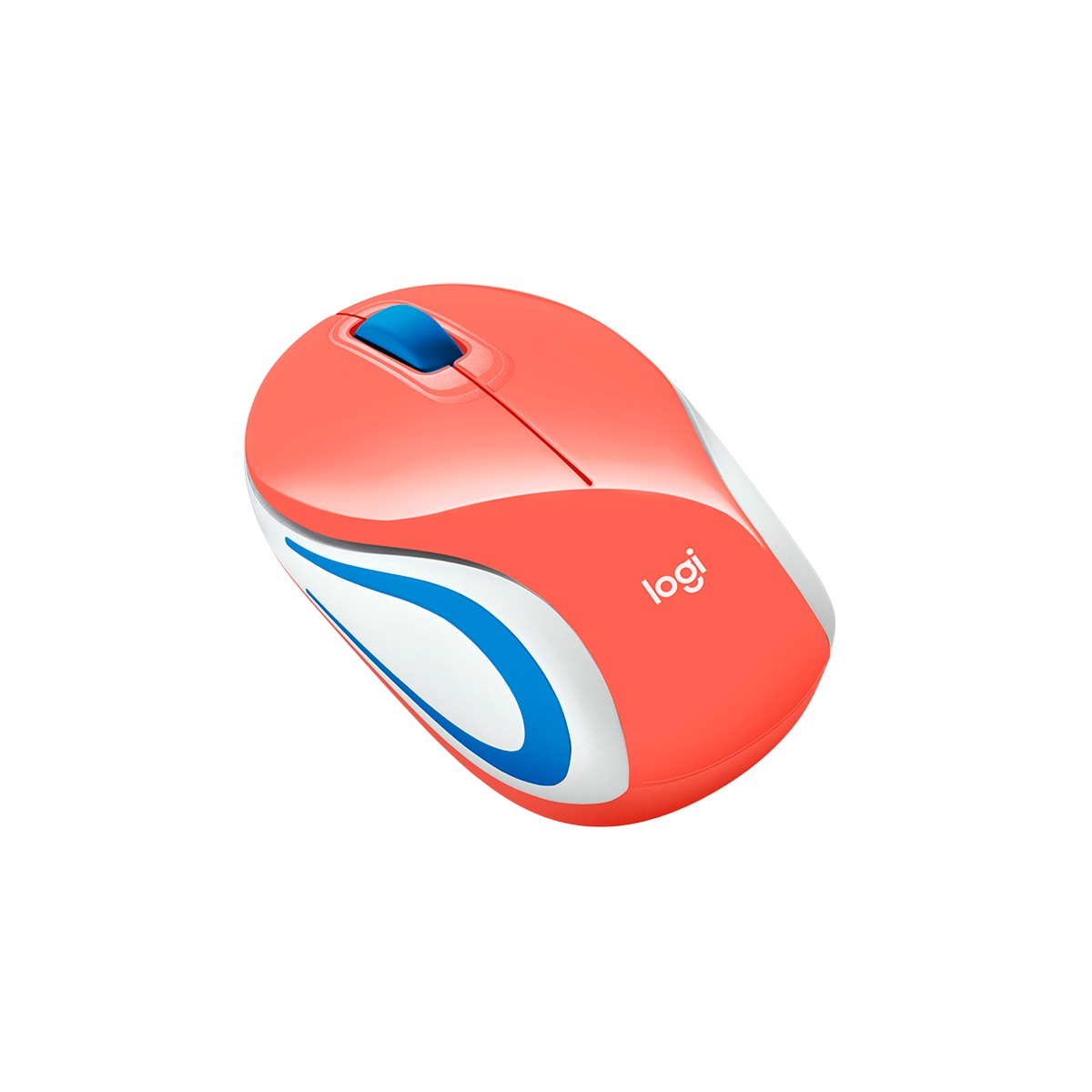 Mouse Inalambrico M187 Naranja Coral Logitech