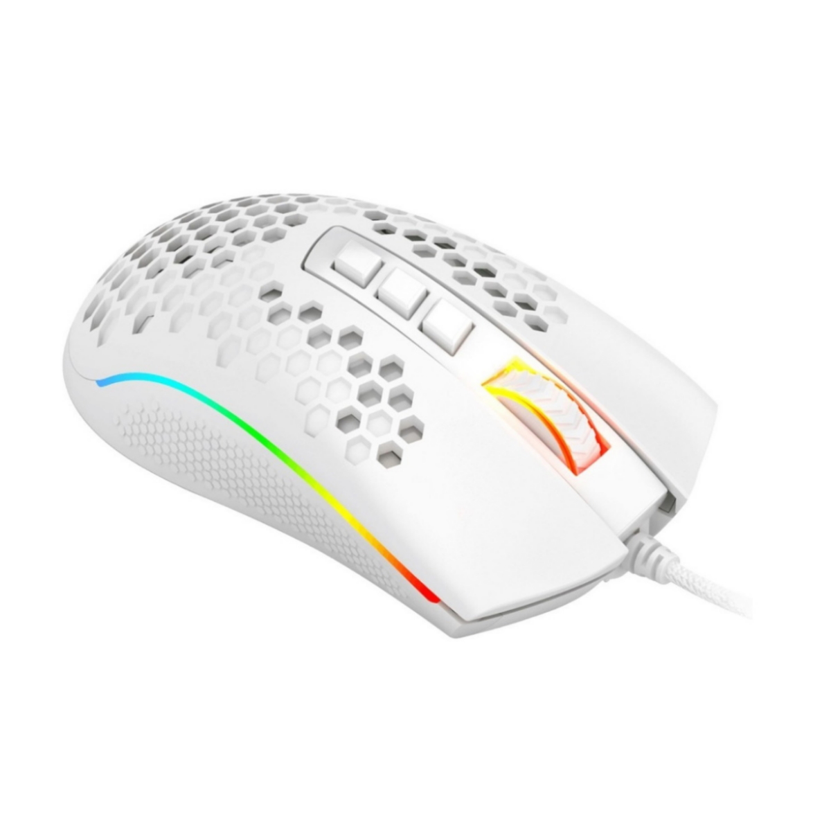 Mouse Gamer RGB Storm Elite M988 Blanco Redragon