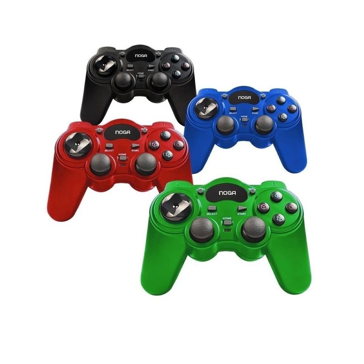 Joystick Inalambrico Ng-3093 Pc/ps2/ps3 Verde Noga