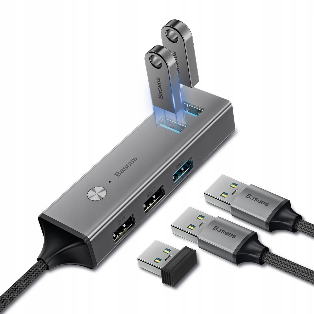 Hub USB 3.0 / USB 3.0 x 3 - USB 2.0 x 2 BaseUs