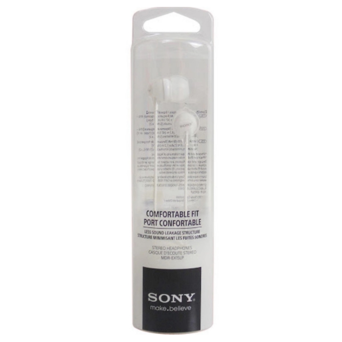 Auriculares In Ear Mdr-Ex15Lp Blanco Sony