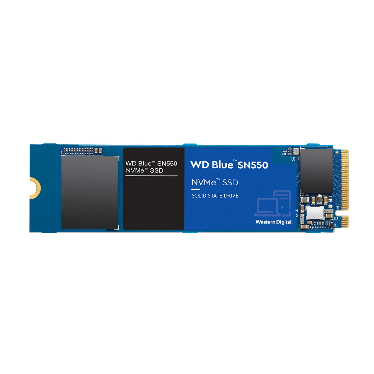 Disco Solido SSD M.2 NVMe 500GB Sn550 Blue WD