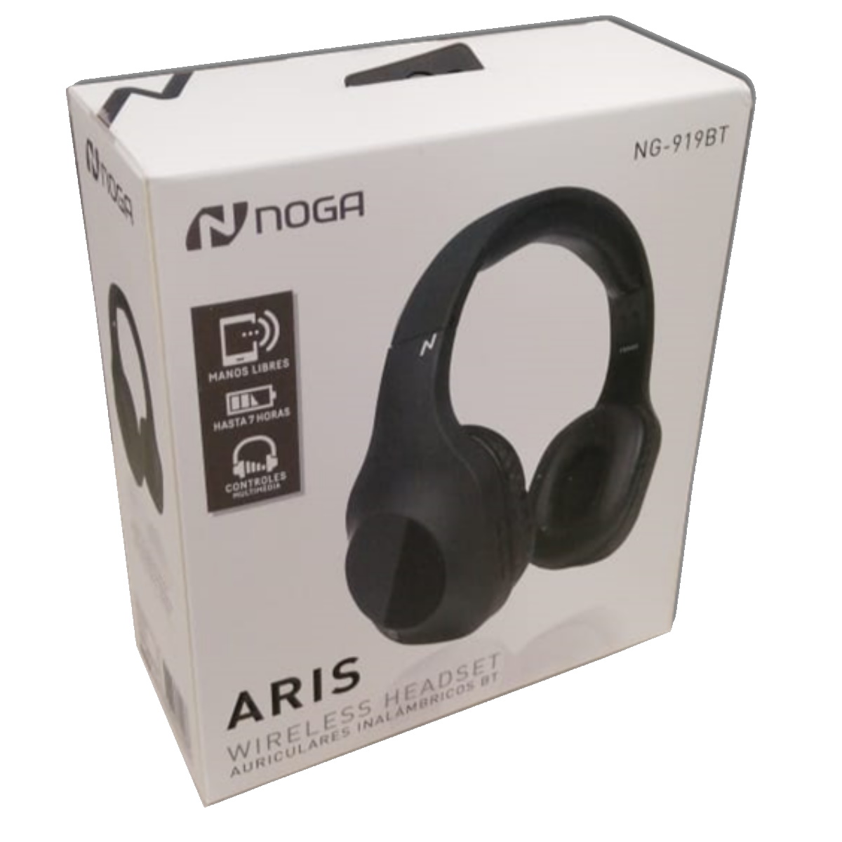 Auriculares Bluetooth Vincha Aris NG-918BT Negros Noga