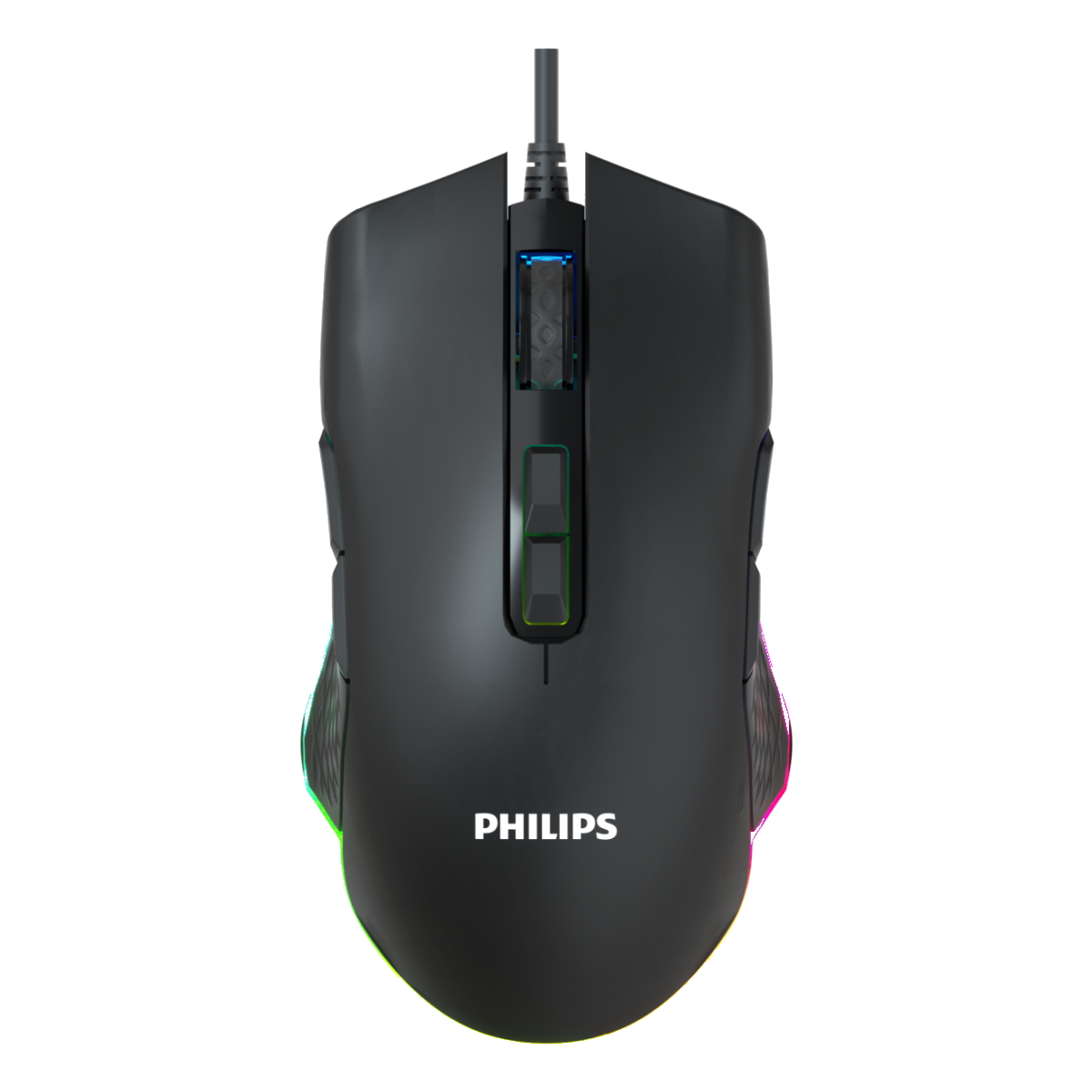 Mouse Gamer USB G201 RGB 1000 - 6400 DPI Philips