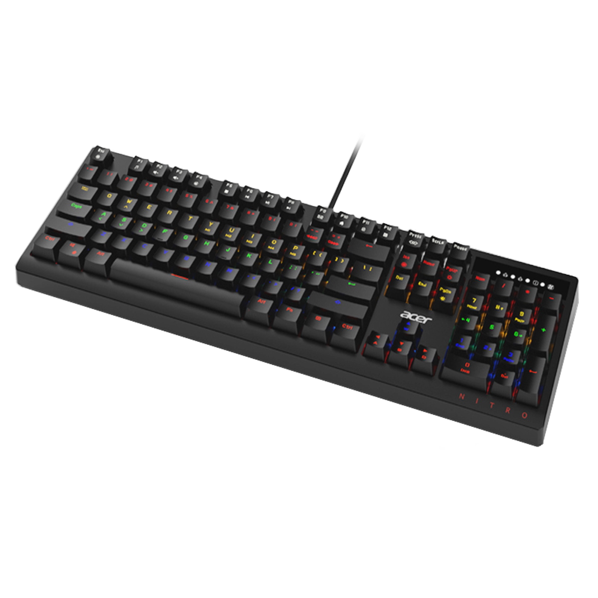 Teclado Mecanico Gamer Six-Color Mixing Backlight OKB950 Switch Blue Acer