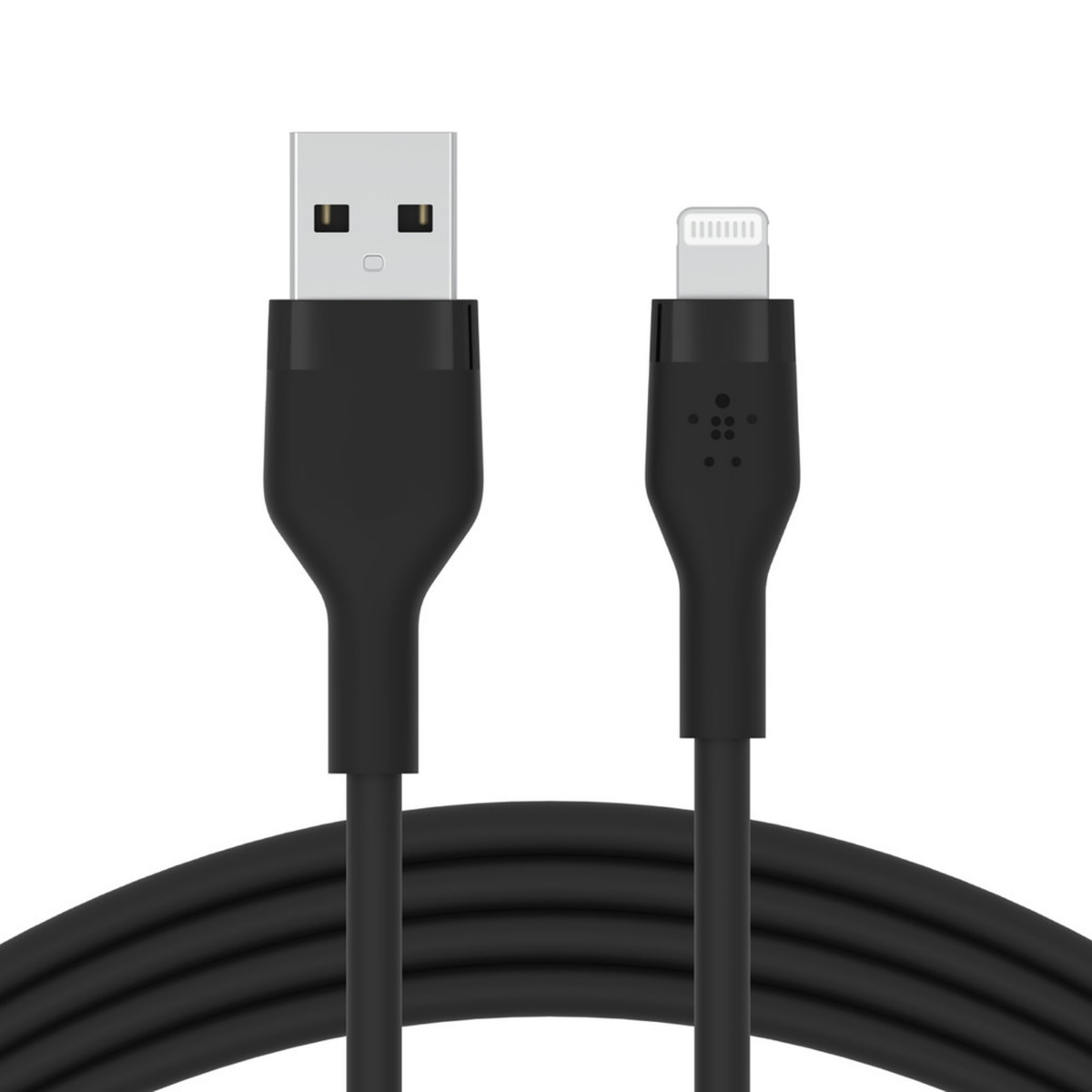 Cable USB a Lightning Silicon Negro 1m Alo