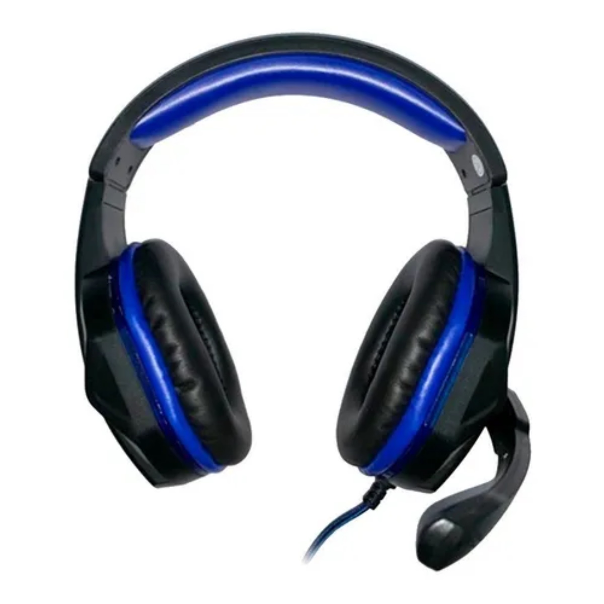 Auriculares Gamer Cable Vincha NM-INFINITY Negro y Azul Netmak