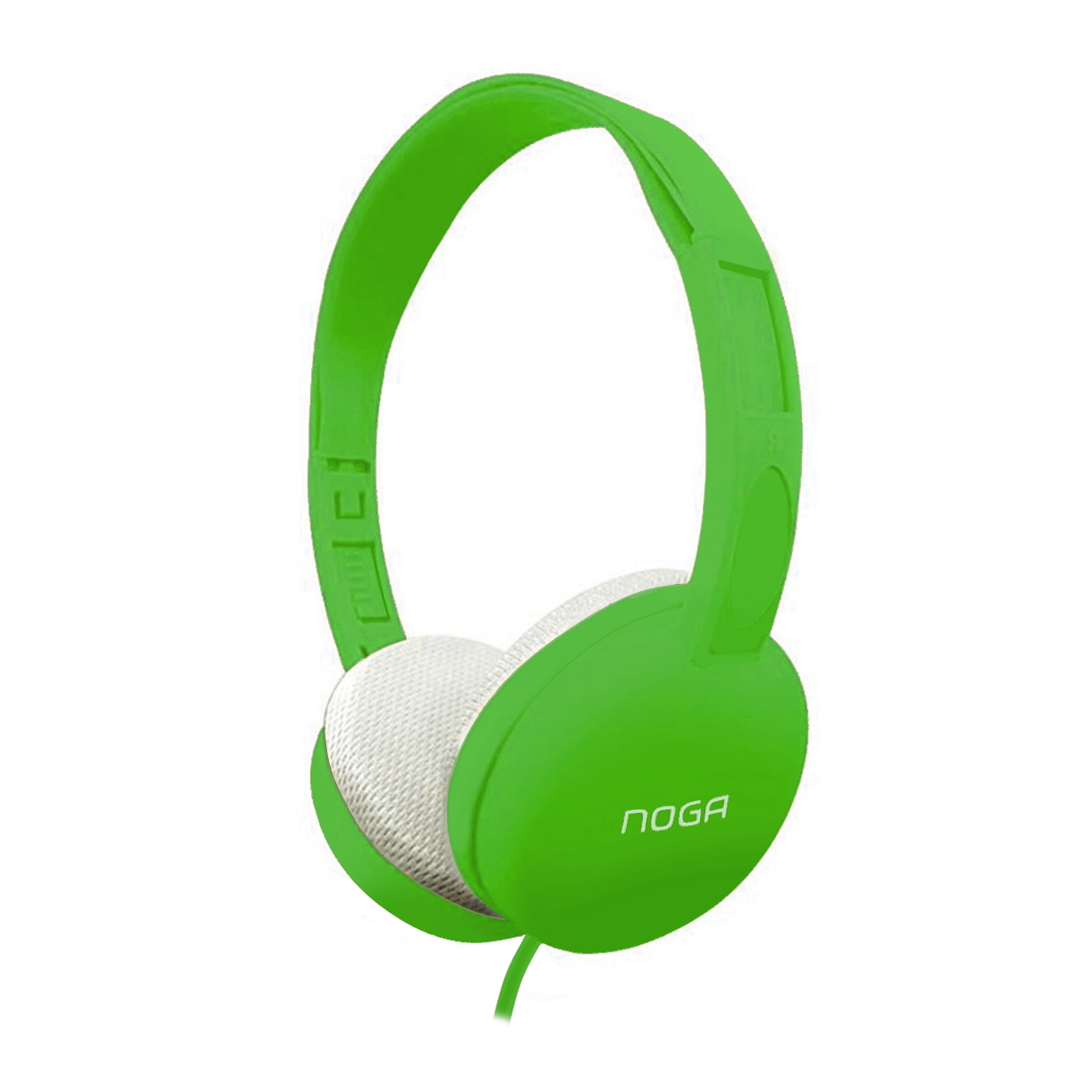Auriculares Cable Vincha NG903 Ultralivianos Verde Noga
