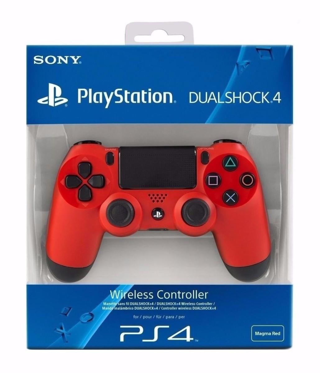 Joystick PS4 Original Rojo Sony