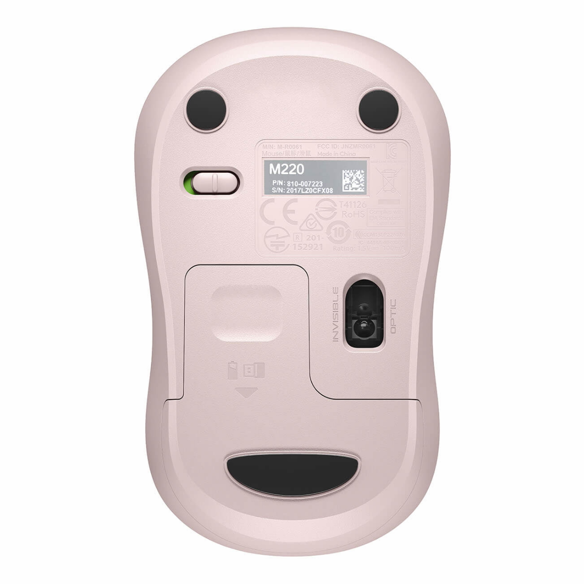 Mouse Inalambrico M220 1000 DPI Silent Rosa Logitech