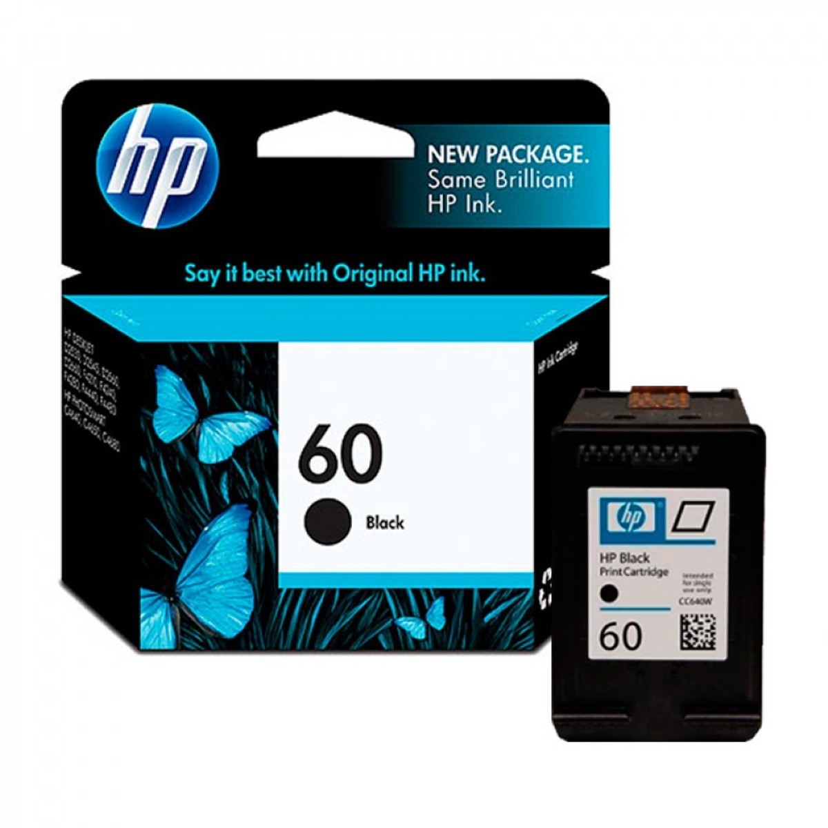 Cartucho HP 60 Negro Original