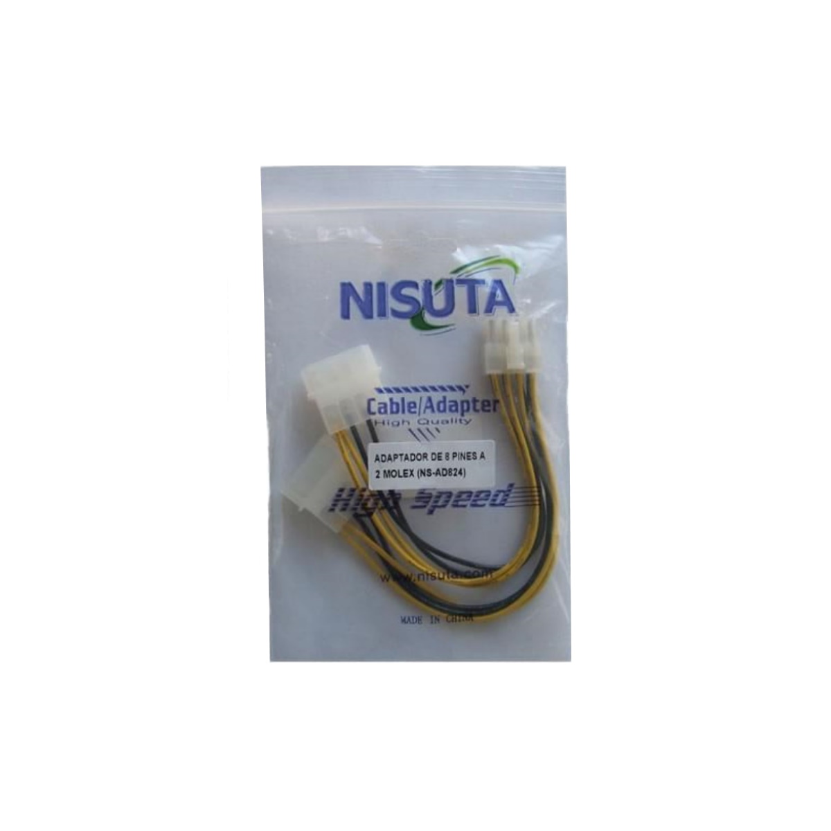 Adaptador 8 Pines / Molex VGA Nisuta