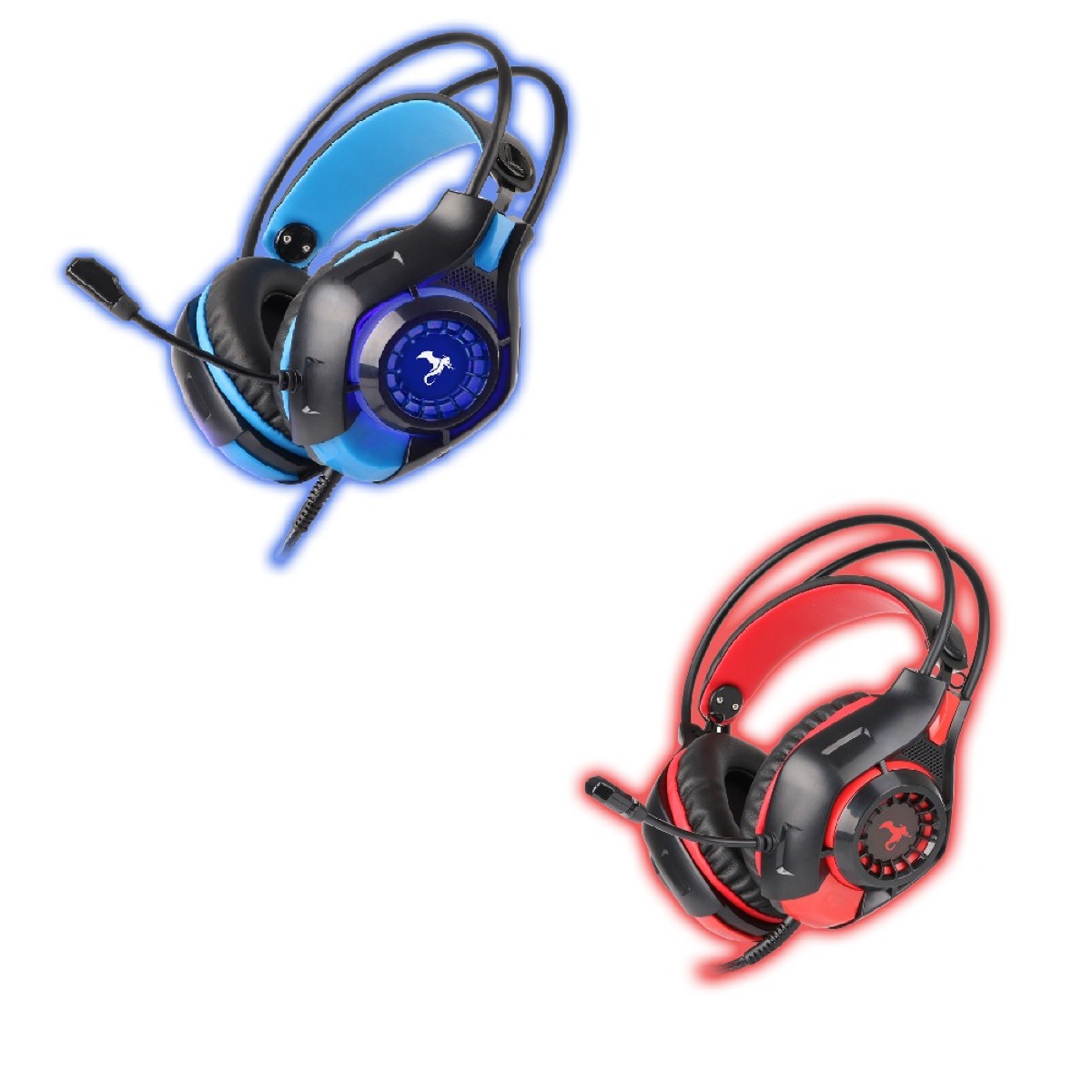 Auriculares Gamer Rescuer Kga-265 Azul Kolke