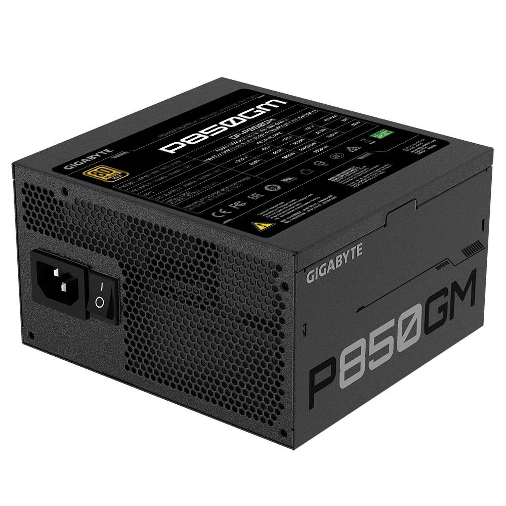 Fuente Gigabyte 850W 80 Plus Gold P850GM Modular