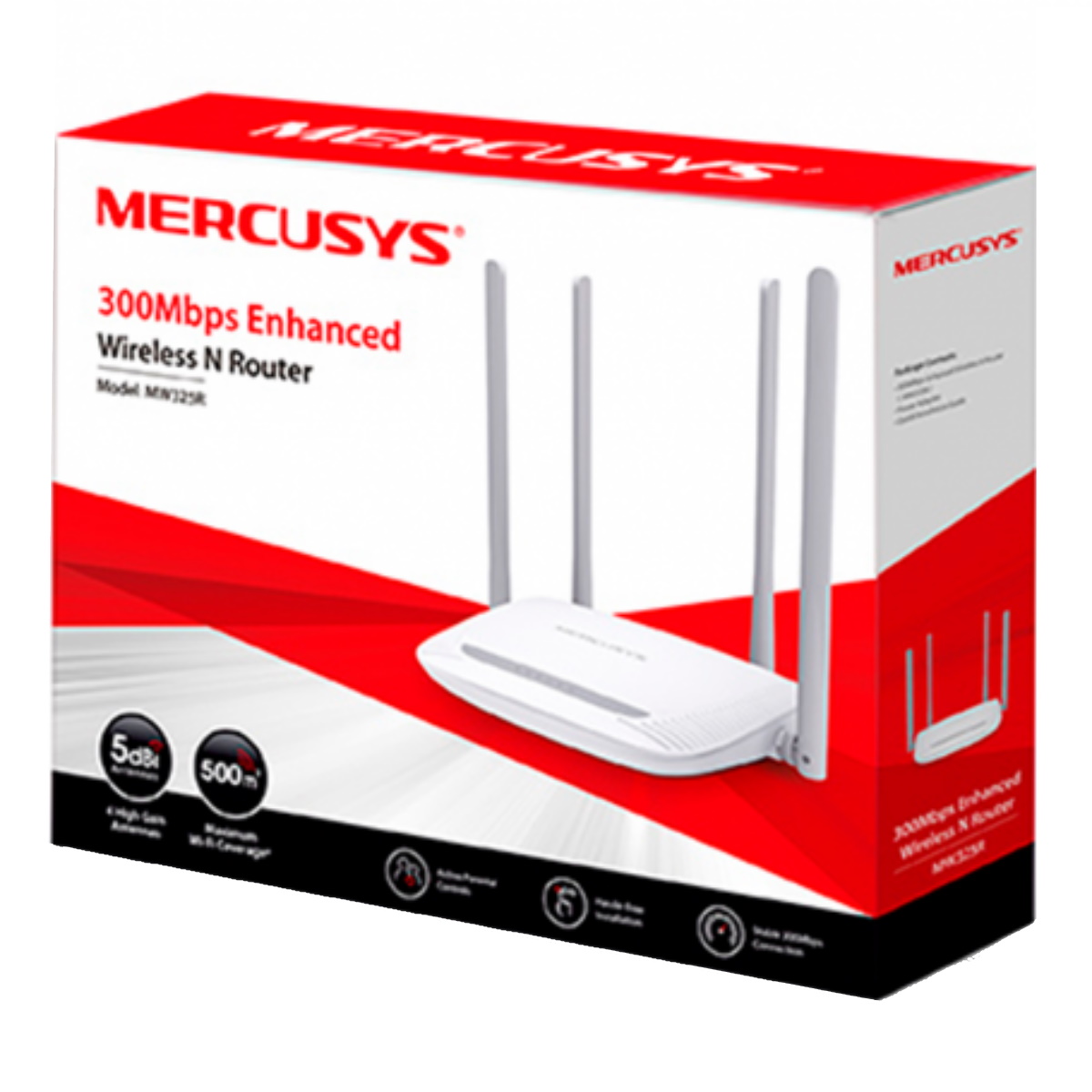 Router Wifi MW325R 300mbps 4 Antenas Mercusys