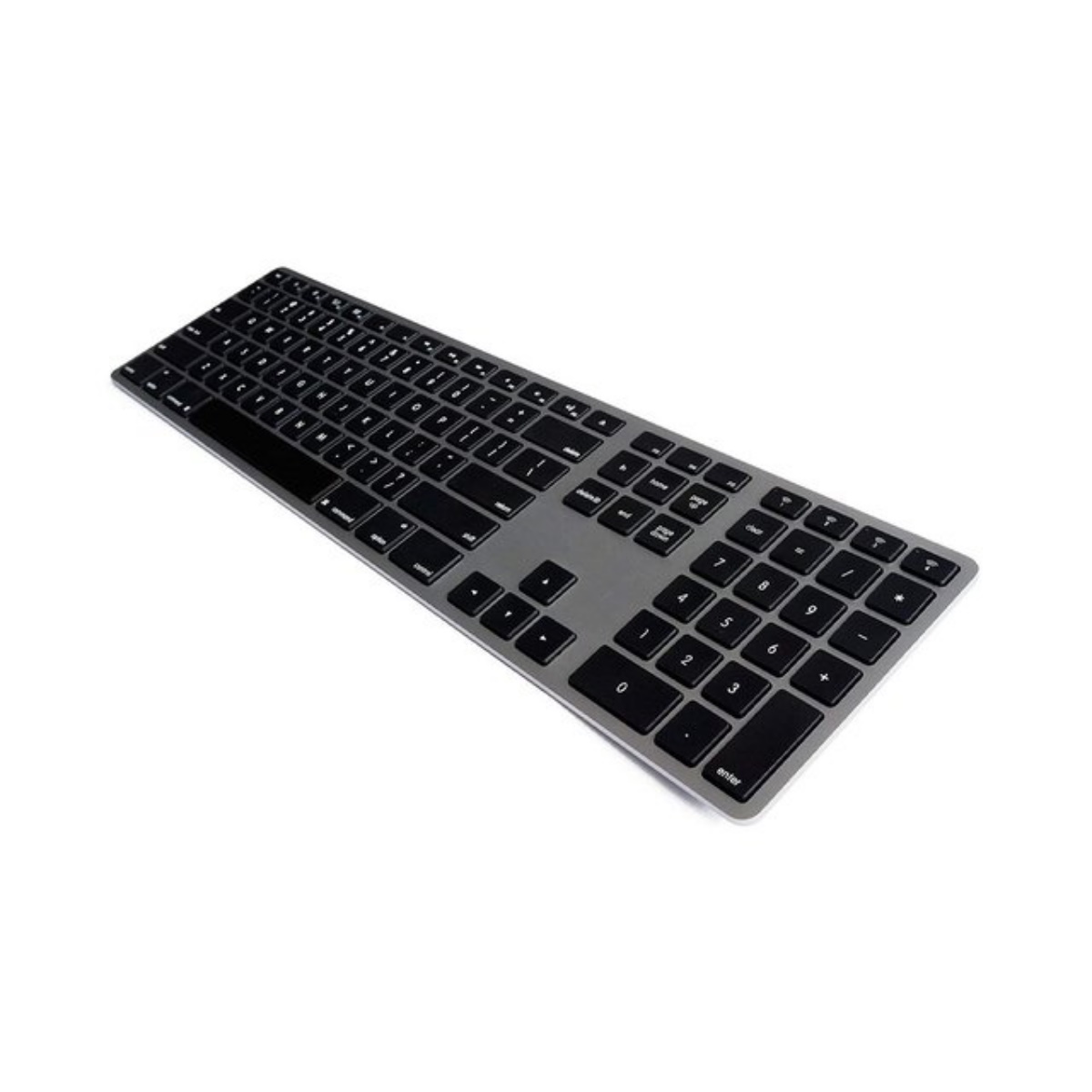Teclado Inalambrico para PC Retroiluminado Space Gray Matias