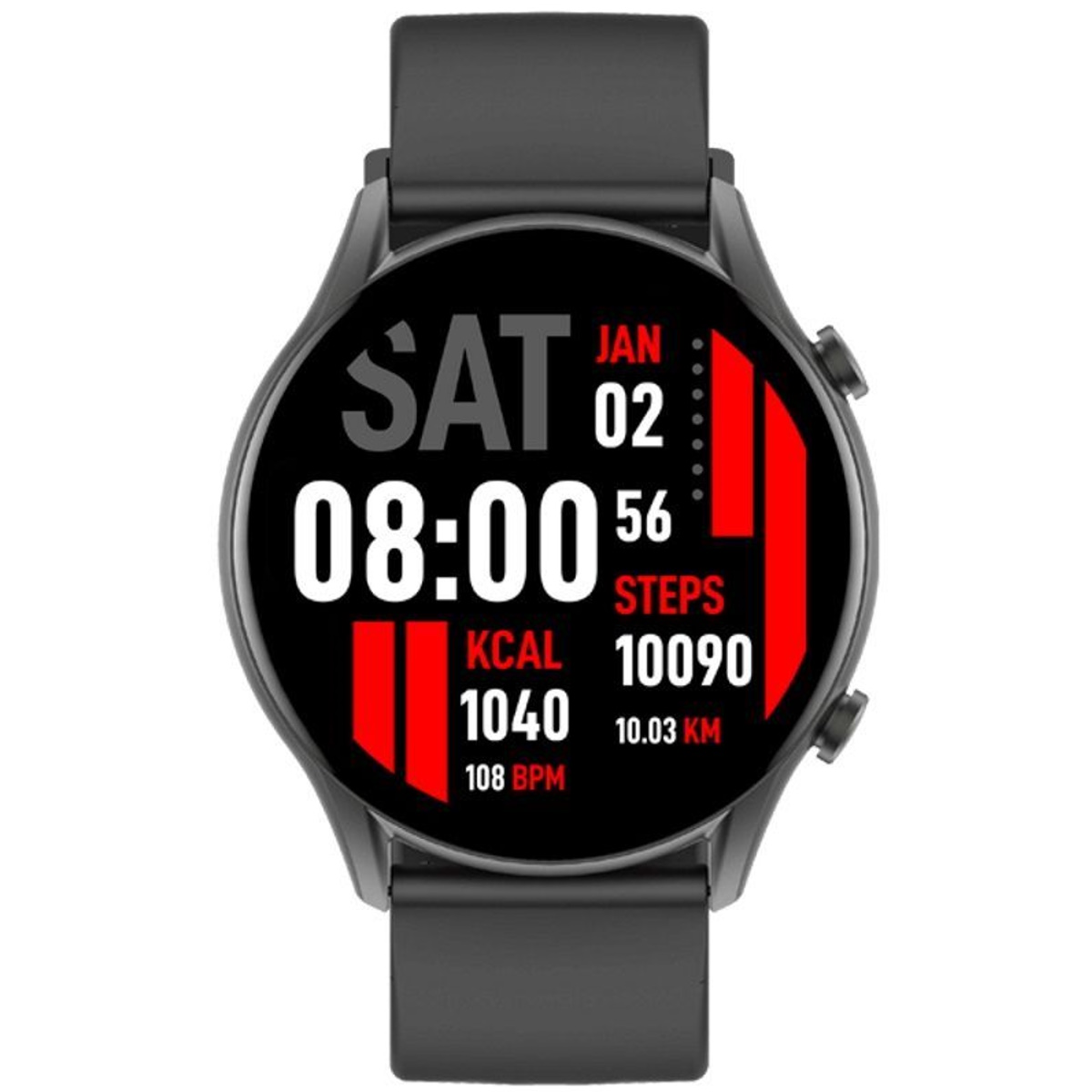 Smartwatch KR Calling Negro Kieslect