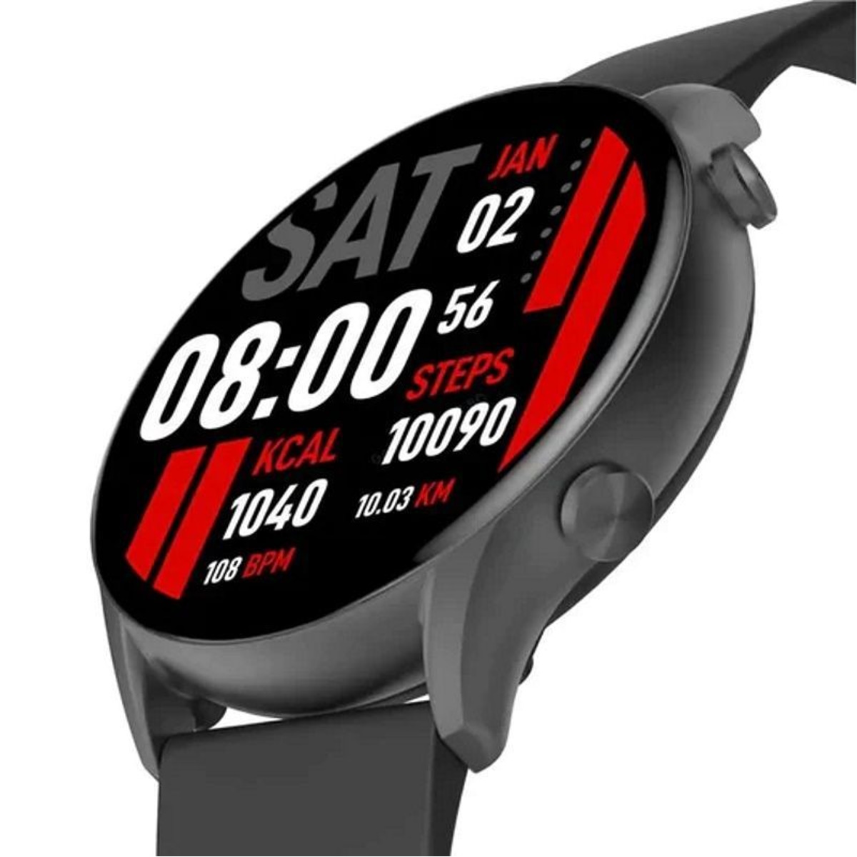 Smartwatch KR Calling Negro Kieslect