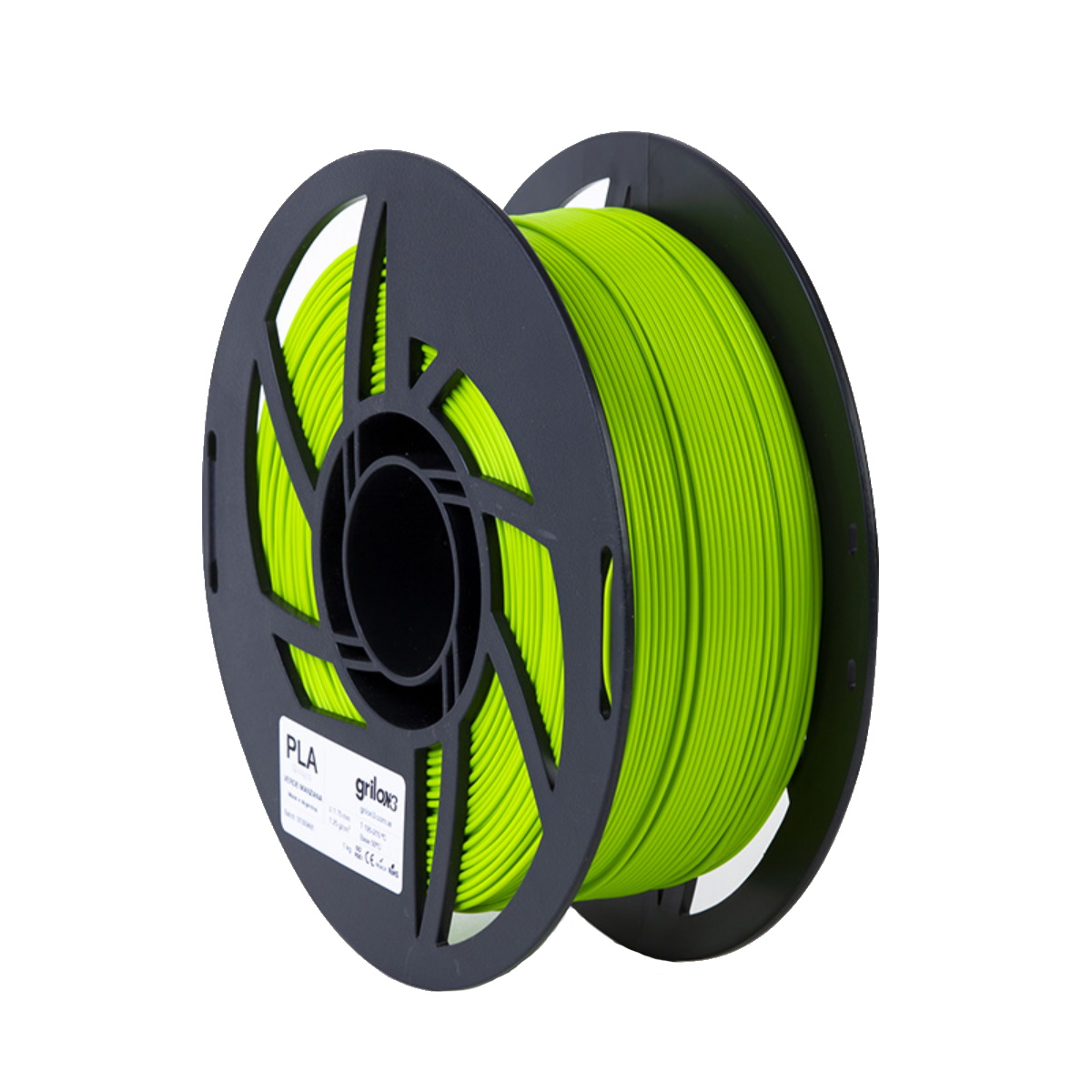 Filamento Pla Verde Manzana 1.75mm 1Kg Grilon3