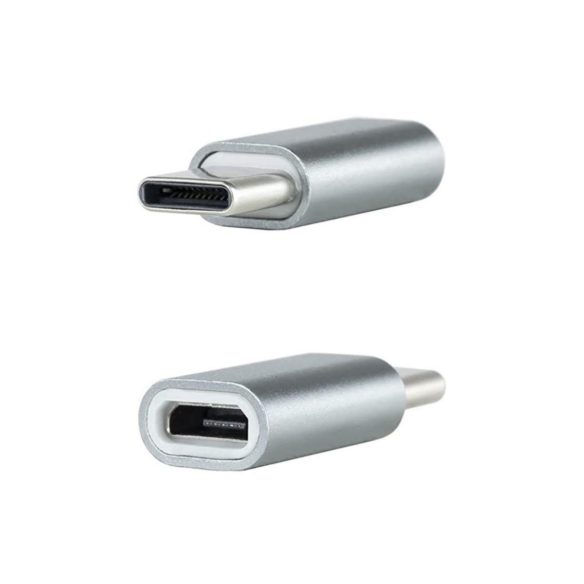 Adaptador MicroUSB Hembra a USB C Macho Metal Ditron
