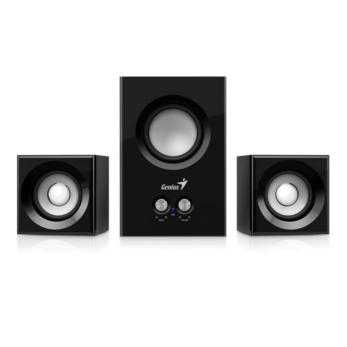 Parlantes Pc 2.1 Sw-2.1 375 10w Negro Genius