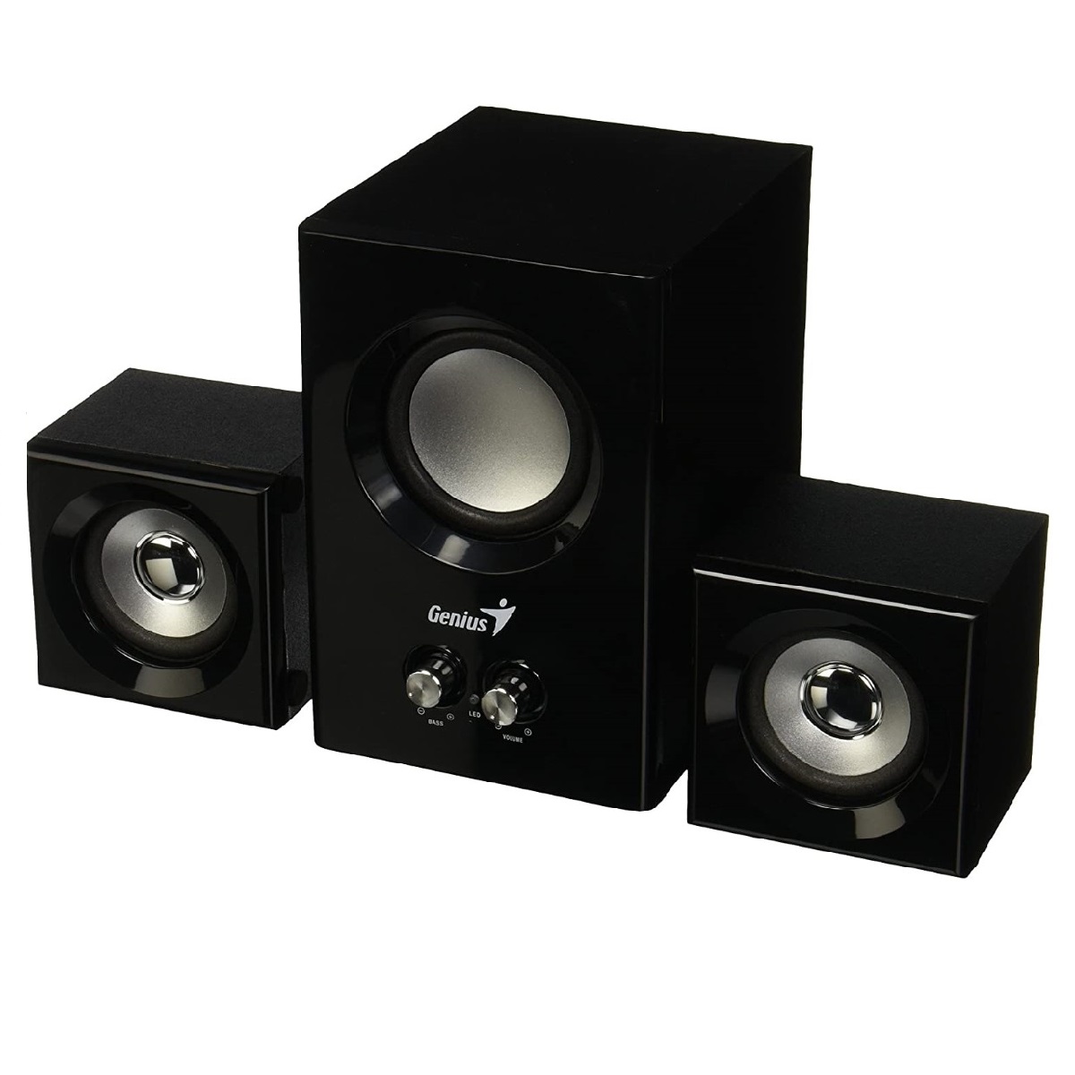 Parlantes Pc 2.1 Sw-2.1 375 10w Negro Genius