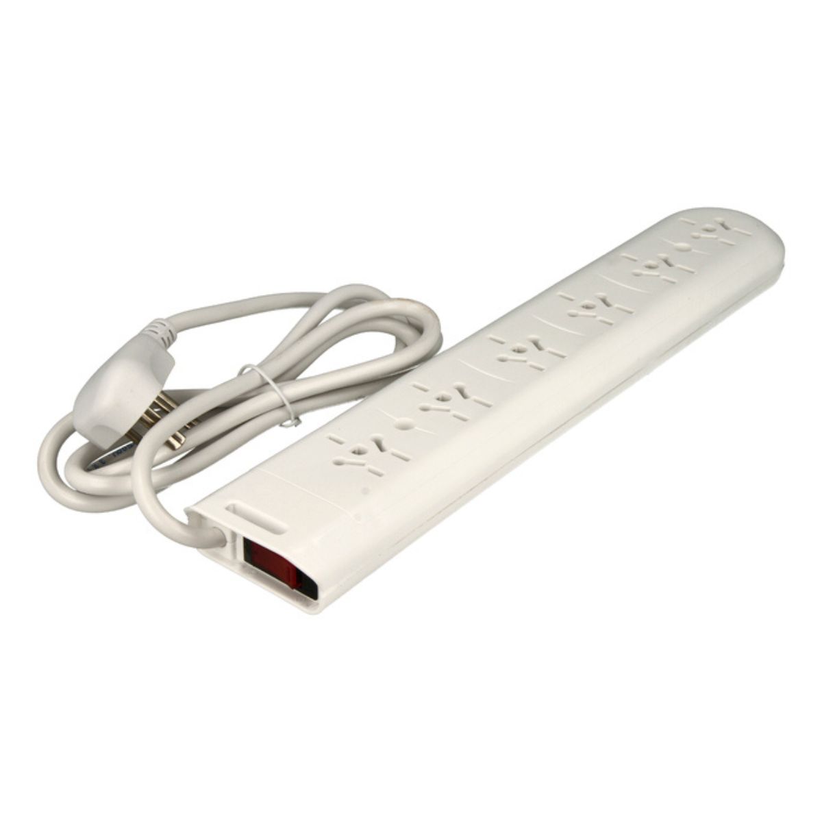 Zapatilla Corriente 220V 6 Bocas c/Tecla Netmak