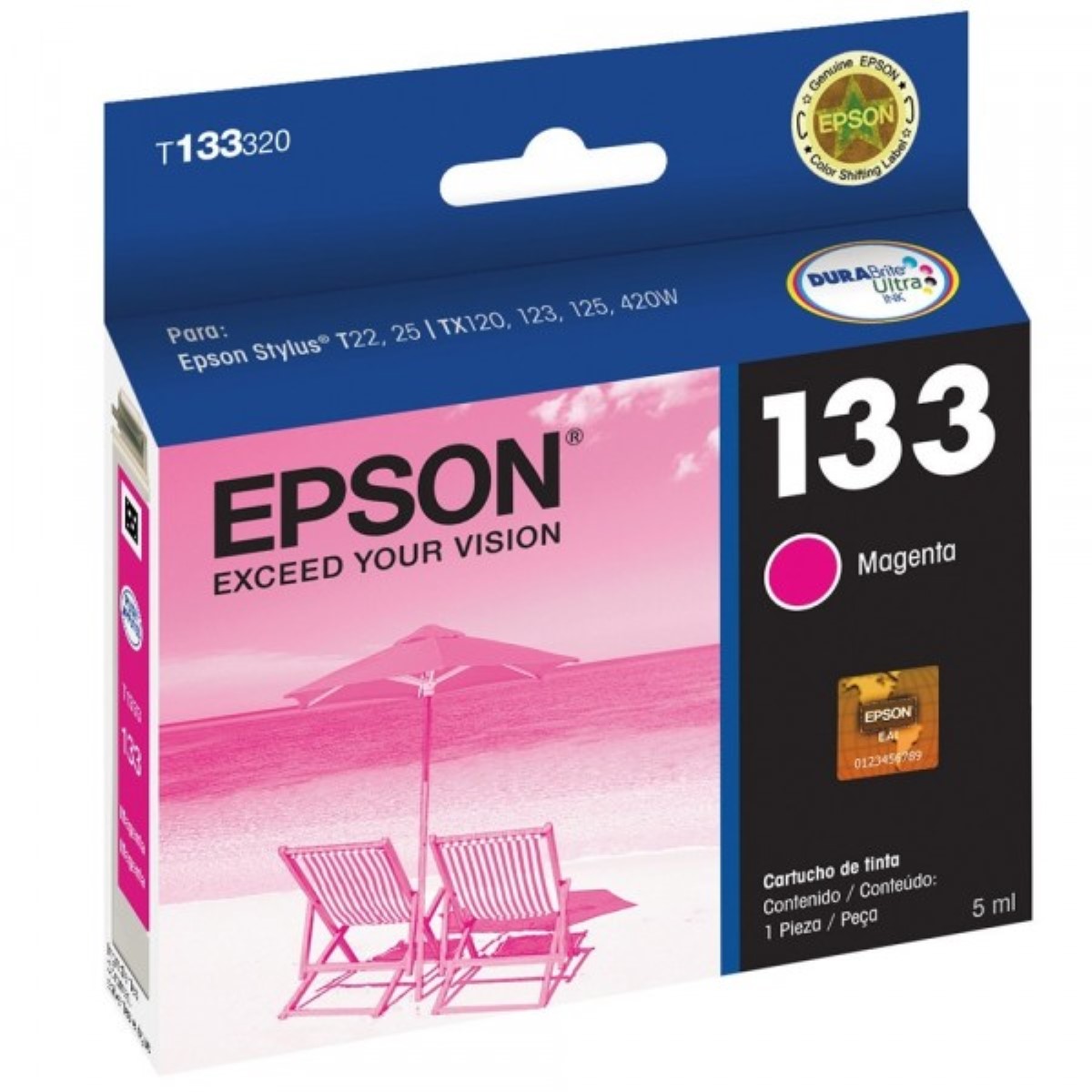 Cartucho Epson T133320 Magenta Original