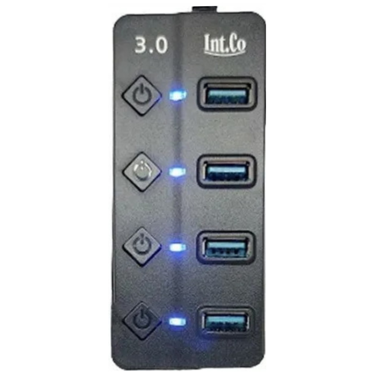 Hub USB 3.0 4 Puertos C/ Tecla