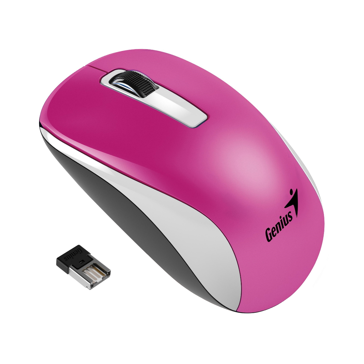 Mouse Inalambrico Nx-7010 1200 Dpi Magenta  Genius