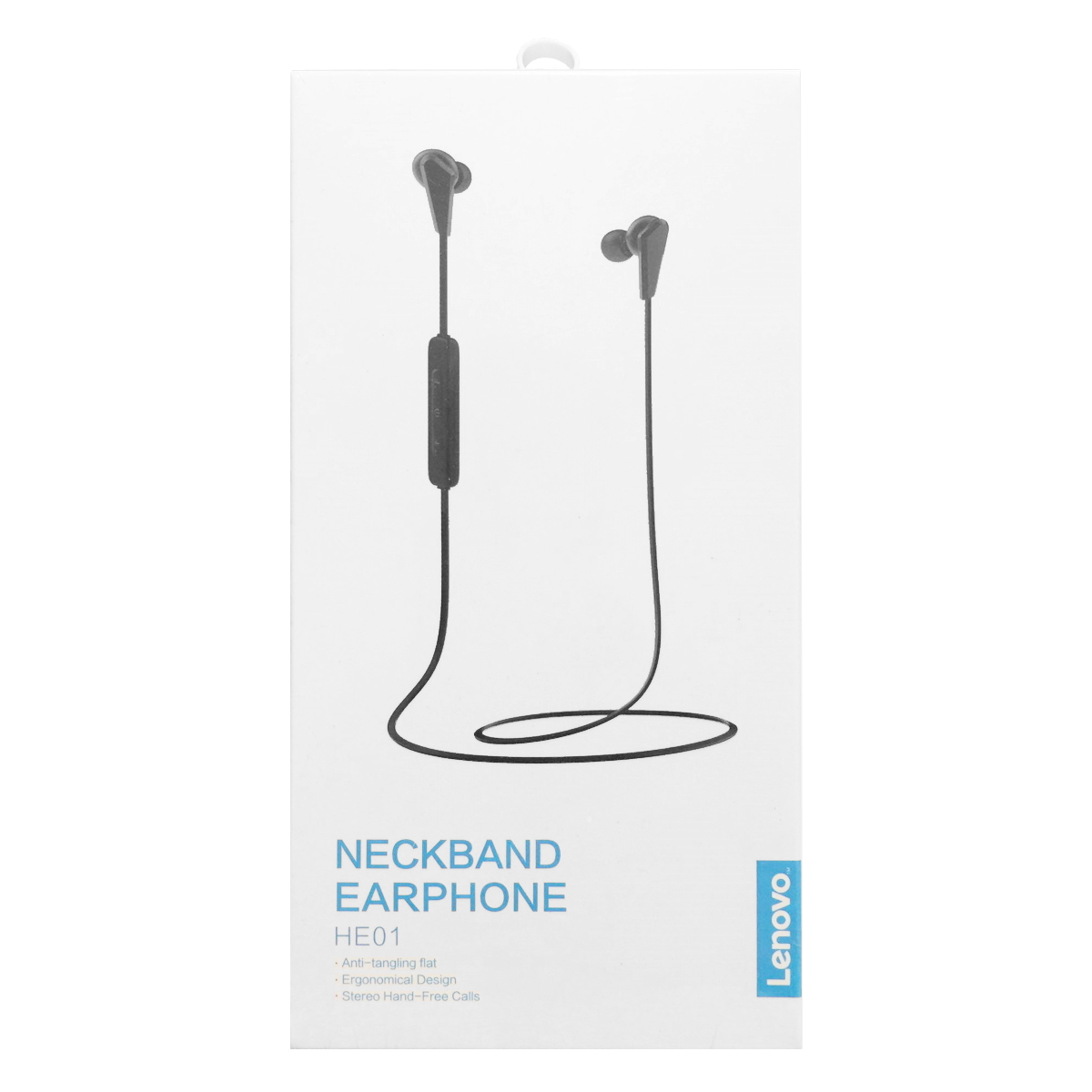 Auriculares Bluetooth In Ear HE01 Neckband Negro Lenovo