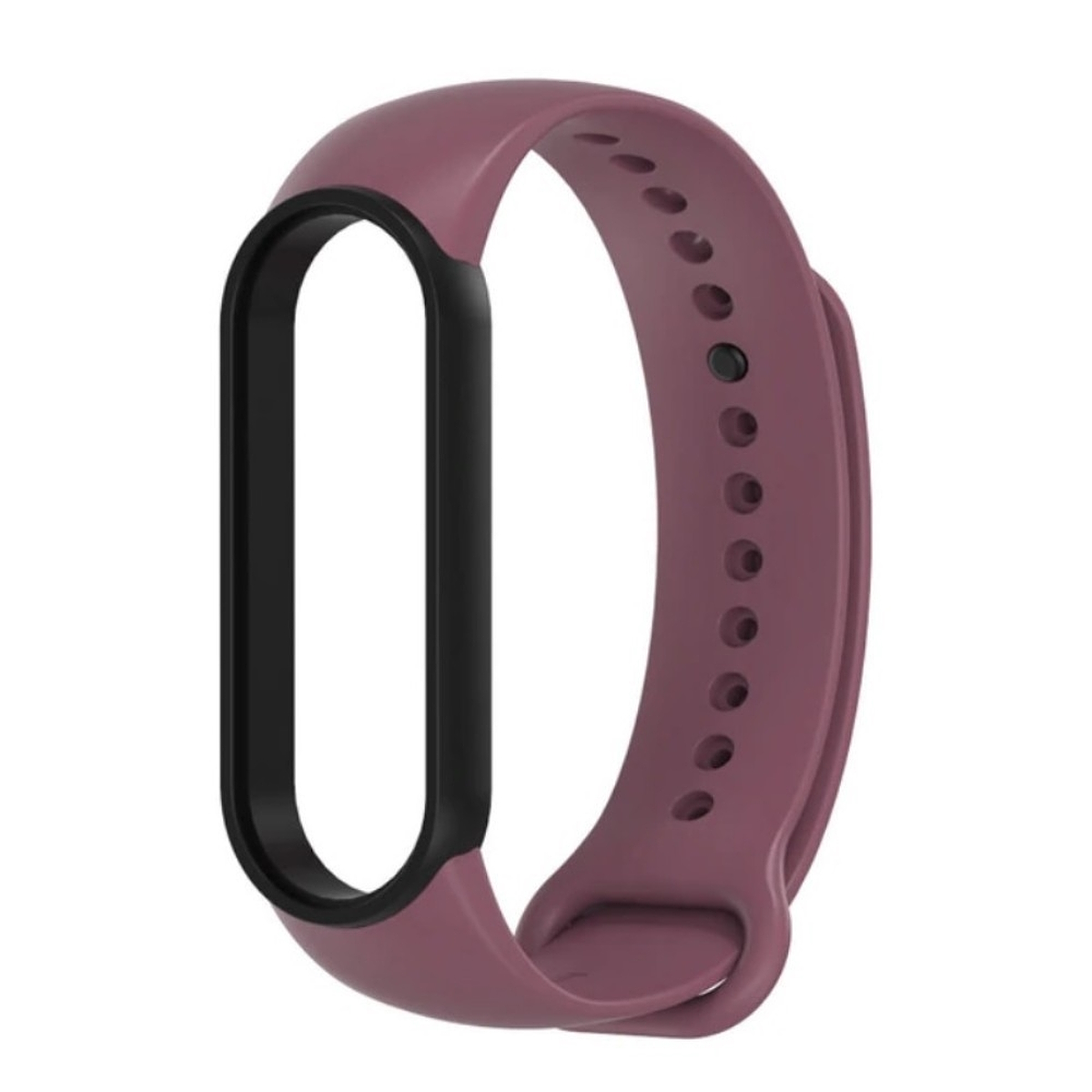 Pulsera Mi Band 5 / 6  Combinada Vino Tinto y Negro Xiaomi