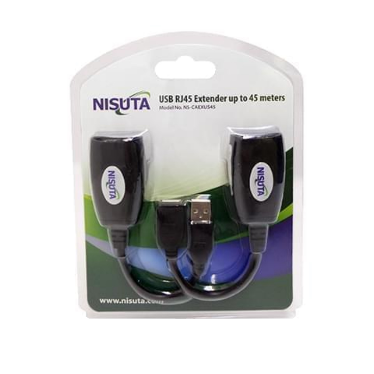 Extensor USB a UTP 45m Nisuta