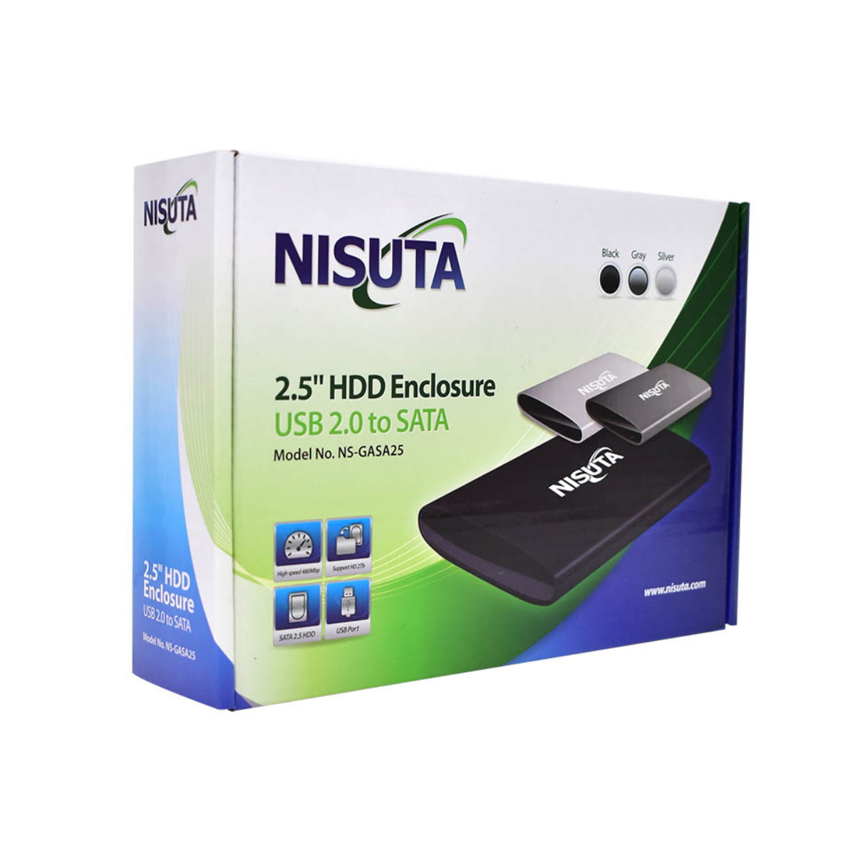 Carry Disk 2.5 USB 2.0 Sata Nisuta