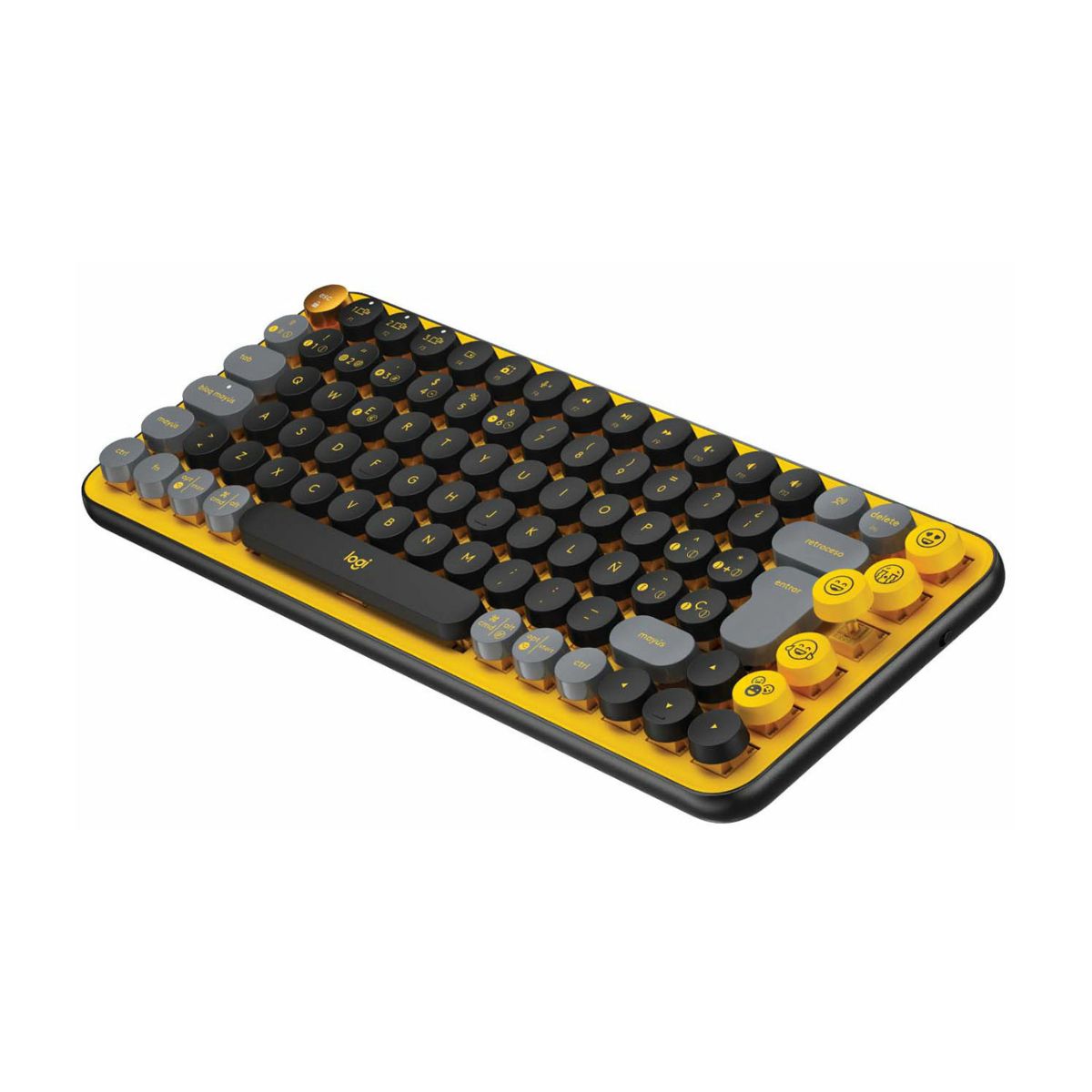 Teclado Mecanico Bluetooth POP Keys Español Blast Logitech