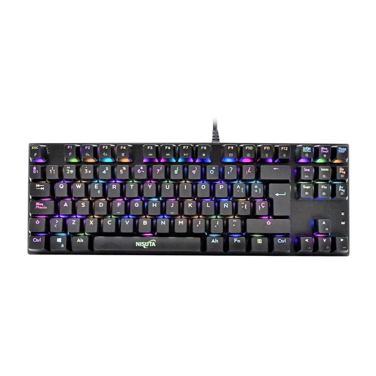 Teclado Mecanico Gamer RGB Ns-kbgz88 Nisuta
