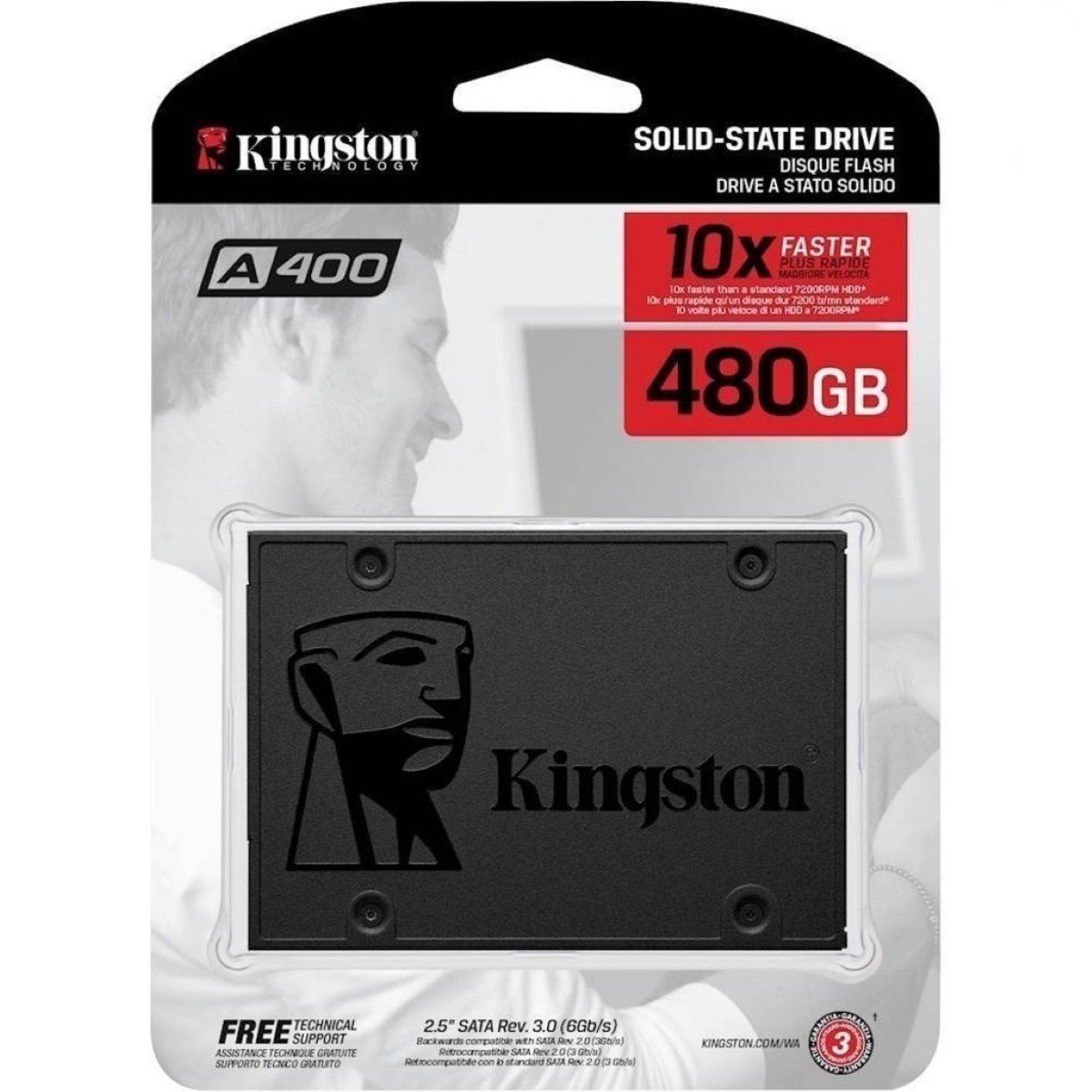 Disco Solido Ssd 480gb A400 Kingston