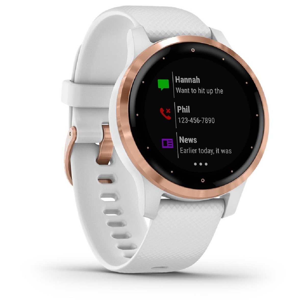 Reloj Vivoactive 4S White/Rose WiFi Garmin